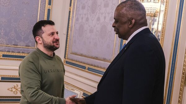 Встреча министра обороны США Ллойда Остина с президентом Украины Владимиром Зеленским