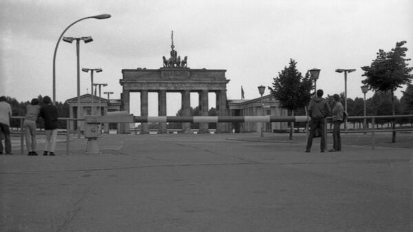 Бранденбургские ворота в центре Берлина