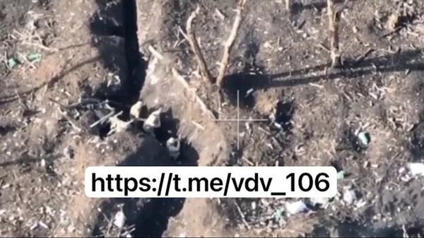 Тульские десантники показали видео уничтожения бойцов ВСУ дронами-камикадзе