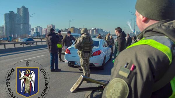 Блокпосты в Киеве