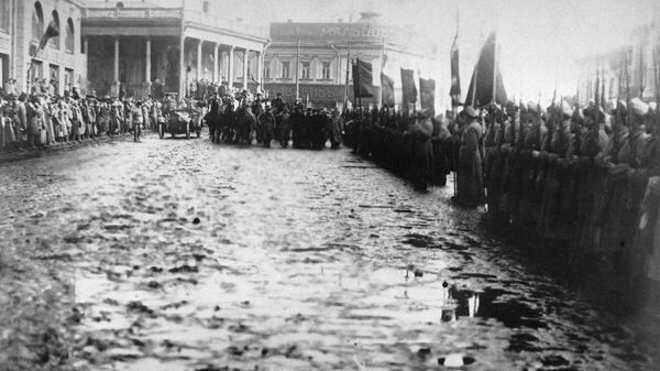 Харьков, парад красных войск 1919 год
