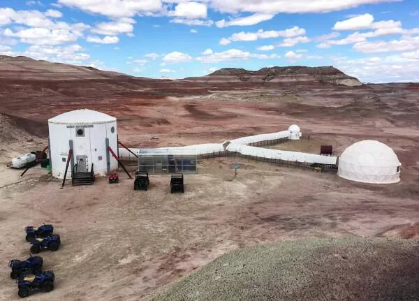 Марсианская станция в пустыне Юта, США