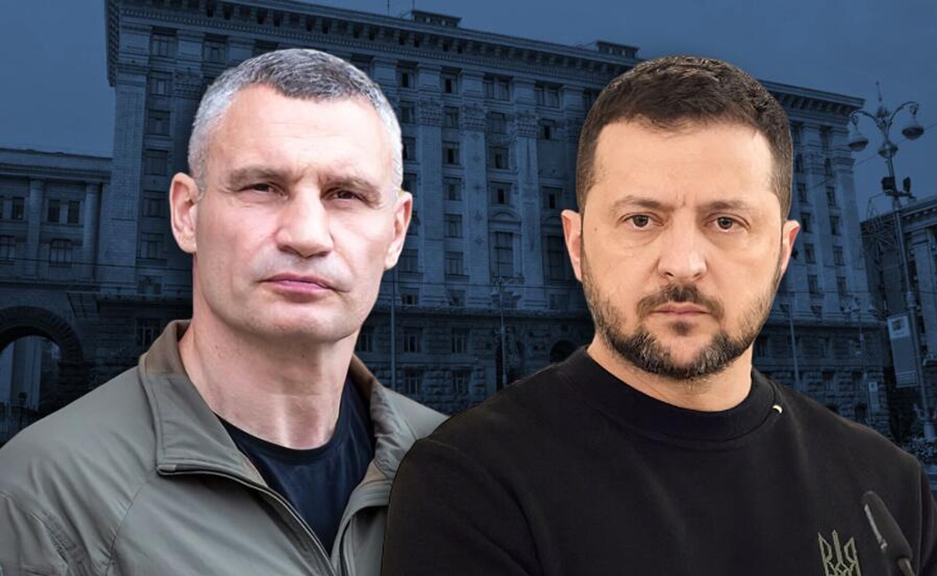 Кличко Зеленский коллаж - РИА Новости, 1920, 19.01.2026