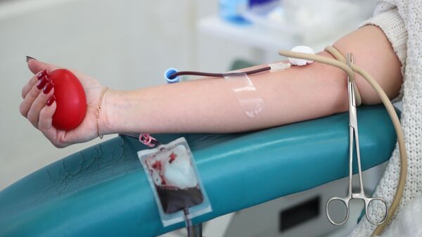 Сдача донорской крови для пострадавших в Крокус Сити Холле