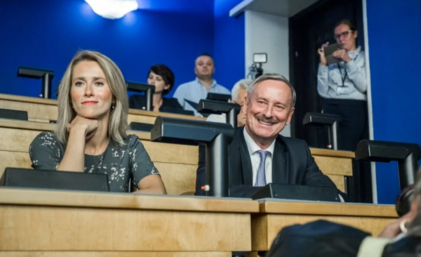 Кая Каллас с отцом