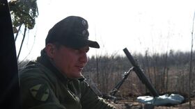 миномётчик батальона Литвин полка Калиновского ВСУ