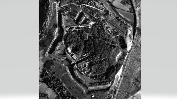 Лысогорский форт. Немецкая аэрофотосъёмка 1918 года. Открытый источник