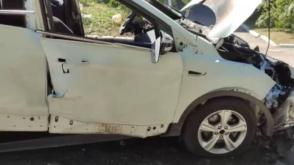 В Бердянске взорван автомобиль сотрудника колонии