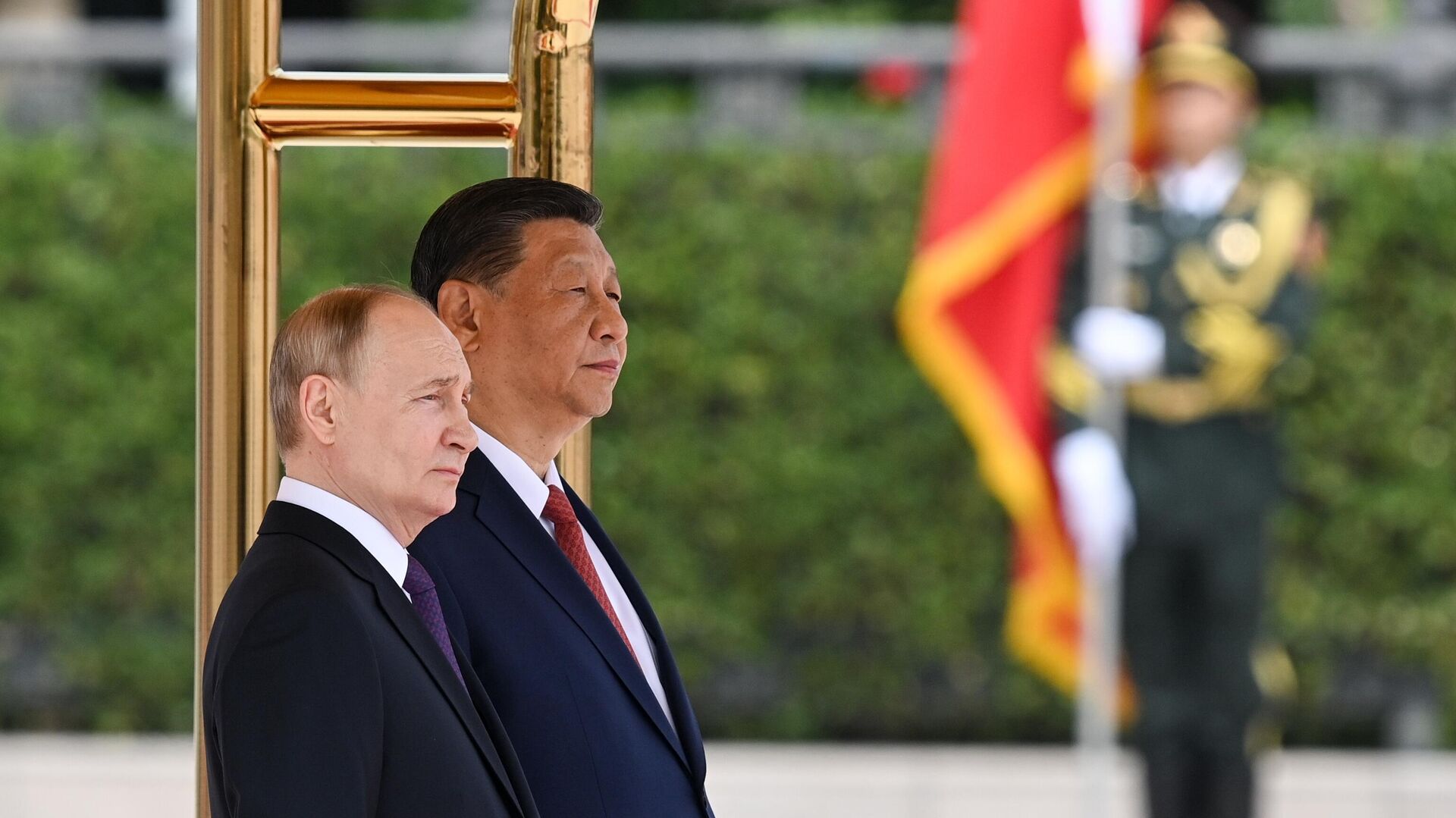 Президент Владимир Путин прибыл в Китай с официальным визитом - РИА Новости, 1920, 16.05.2024