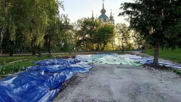 В Киеве этой ночью снесли храм