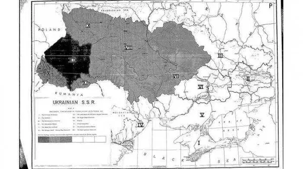 Двенадцать маленьких Украин. Карта ЦРУ предателей и коллаборантов