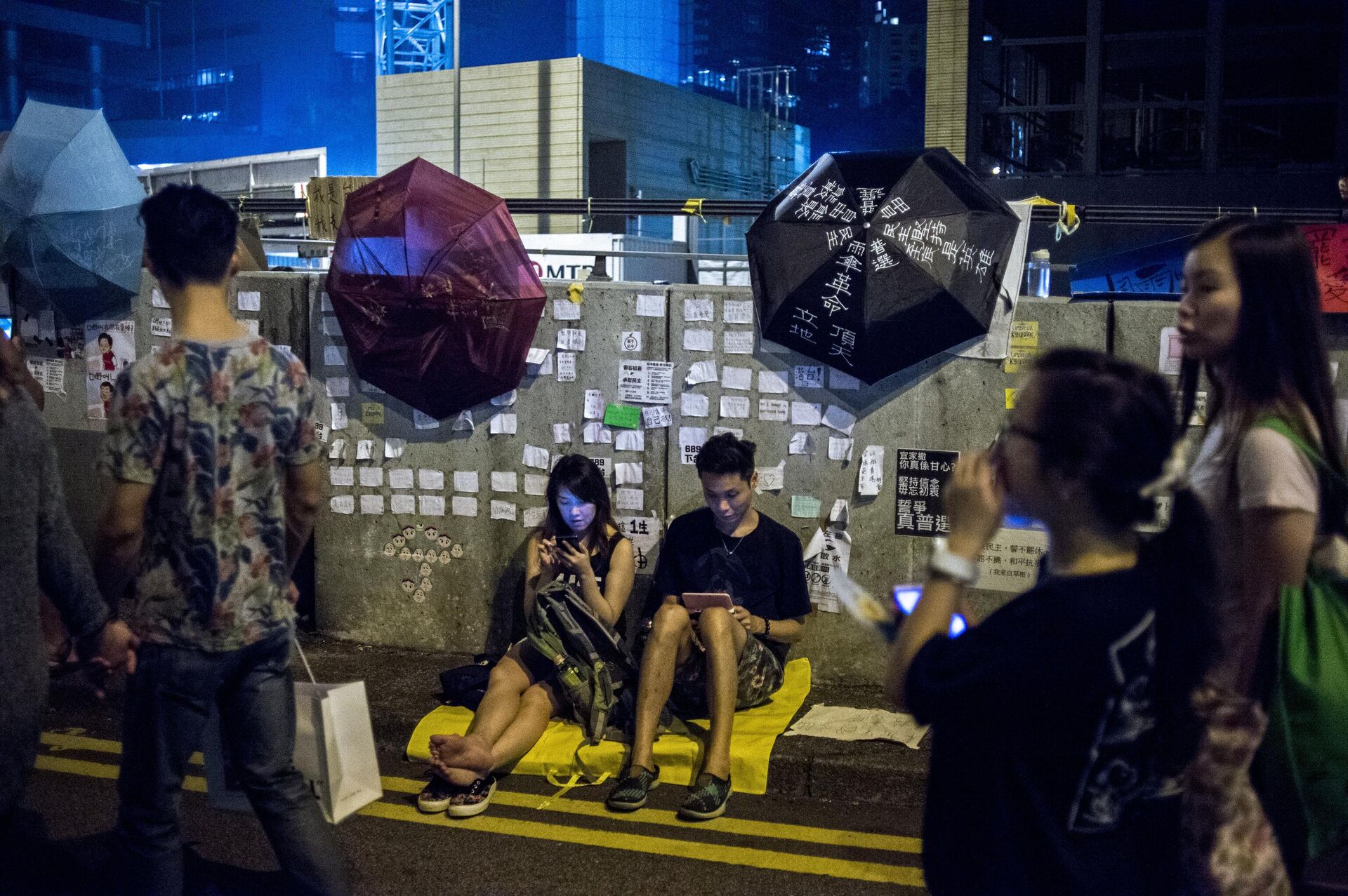 Акция протестов Occupy Central в Гонконге - РИА Новости, 1920, 21.06.2024