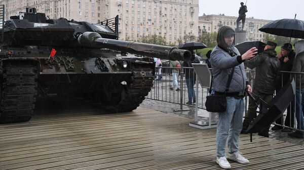 Трофейный танк Leopard 2A6