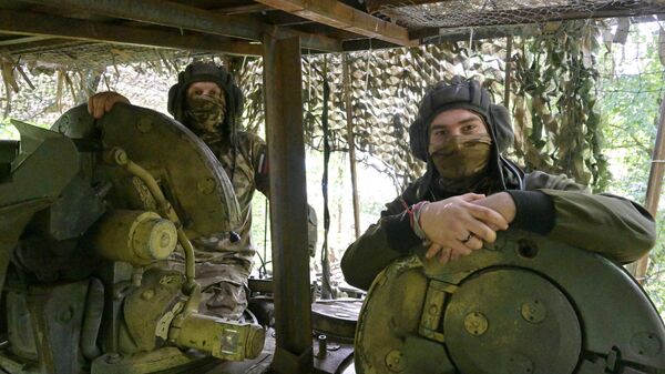 Боевая работа танкистов группировки войск Запад