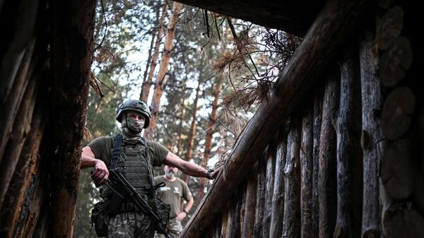 Занятия по тактической медицине военнослужащих ВДВ в зоне спецоперации