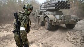 Работа расчета РСЗО Ураган 20-й гвардейской Краснознаменной общевойсковой армии Работа расчета РСЗО Ураган 20-й гвардейской Краснознаменной общевойсковой армии