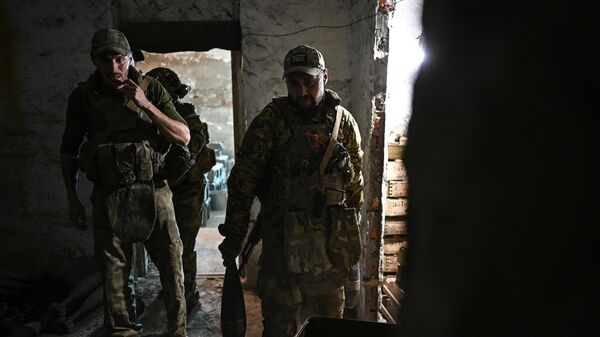 Работа минометного расчета спецназа Ахмат