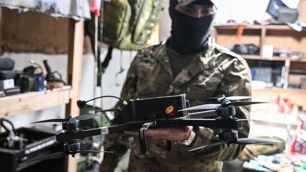 Подготовка подразделения FPV-разведроты 291-го полка ВС РФ к боевым задачам