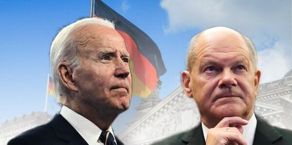 Джо Байден, Олаф Шольц, Германия 