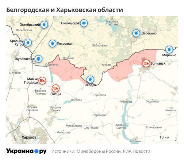Белгородская и Харьковская области