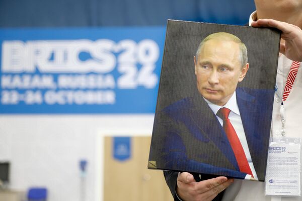 Владимир Путин. Портрет. Саммит БРИКС, 2024.