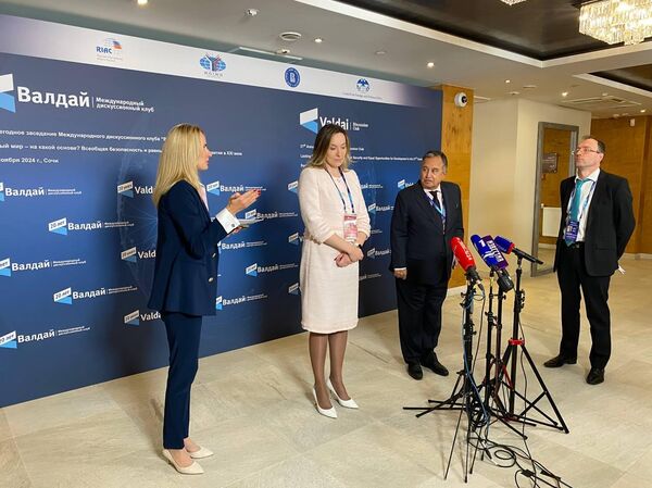 Виктория Панова на Валдайском форуме