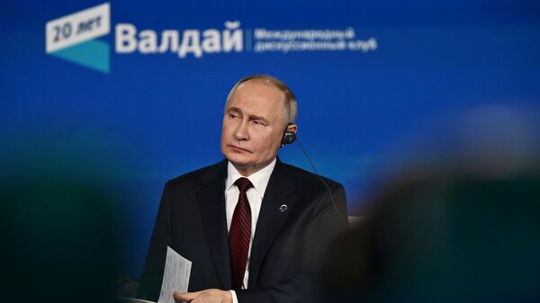 Президент Владимир Путин принял участие в работе дискуссионного клуба Валдай