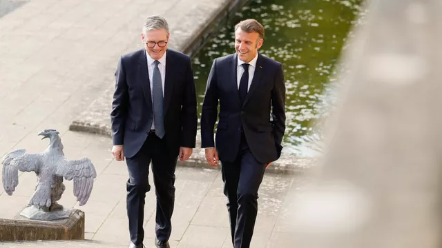 © X / Emmanuel Macron / Кир Стармер и Эммануэль Макрон Последняя попытка Франции и Британии ударить по РФ. Главное на Украине на утро 11 ноября