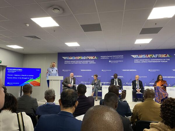 Фото: Форум партнерства Россия-Африка, Захарова Мария официальный представитель МИД России 