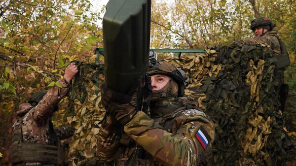 Работа ТОС-1А Солнцепек группировки Центр