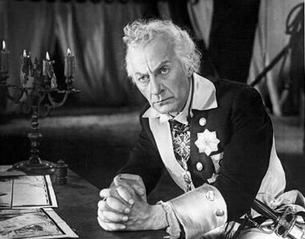 Н.П.Черкасов в роли А.В.Суворова в худ. фильме Всеволода Пудовкина Суворов (СССР, 1940 г.)