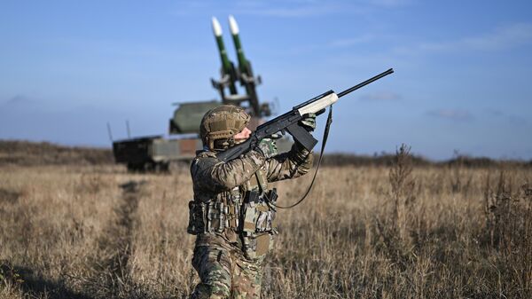 Боевое дежурство расчета БУК-М2 группировки войск Центр