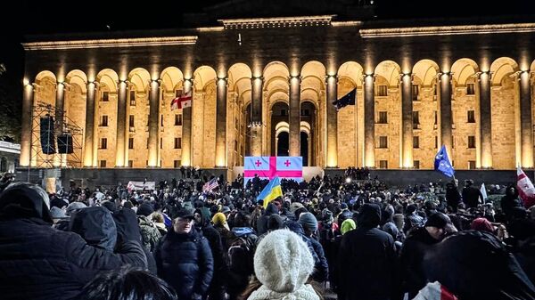 Митинг оппозиции в Тбилиси