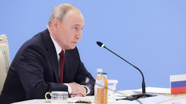 Государственный визит президента РФ В. Путина в Казахстан