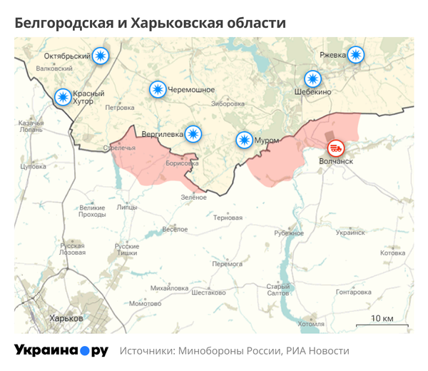 Белгородская и Харьковская области