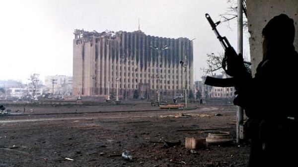 Президентский дворец в Грозном, 1995 год