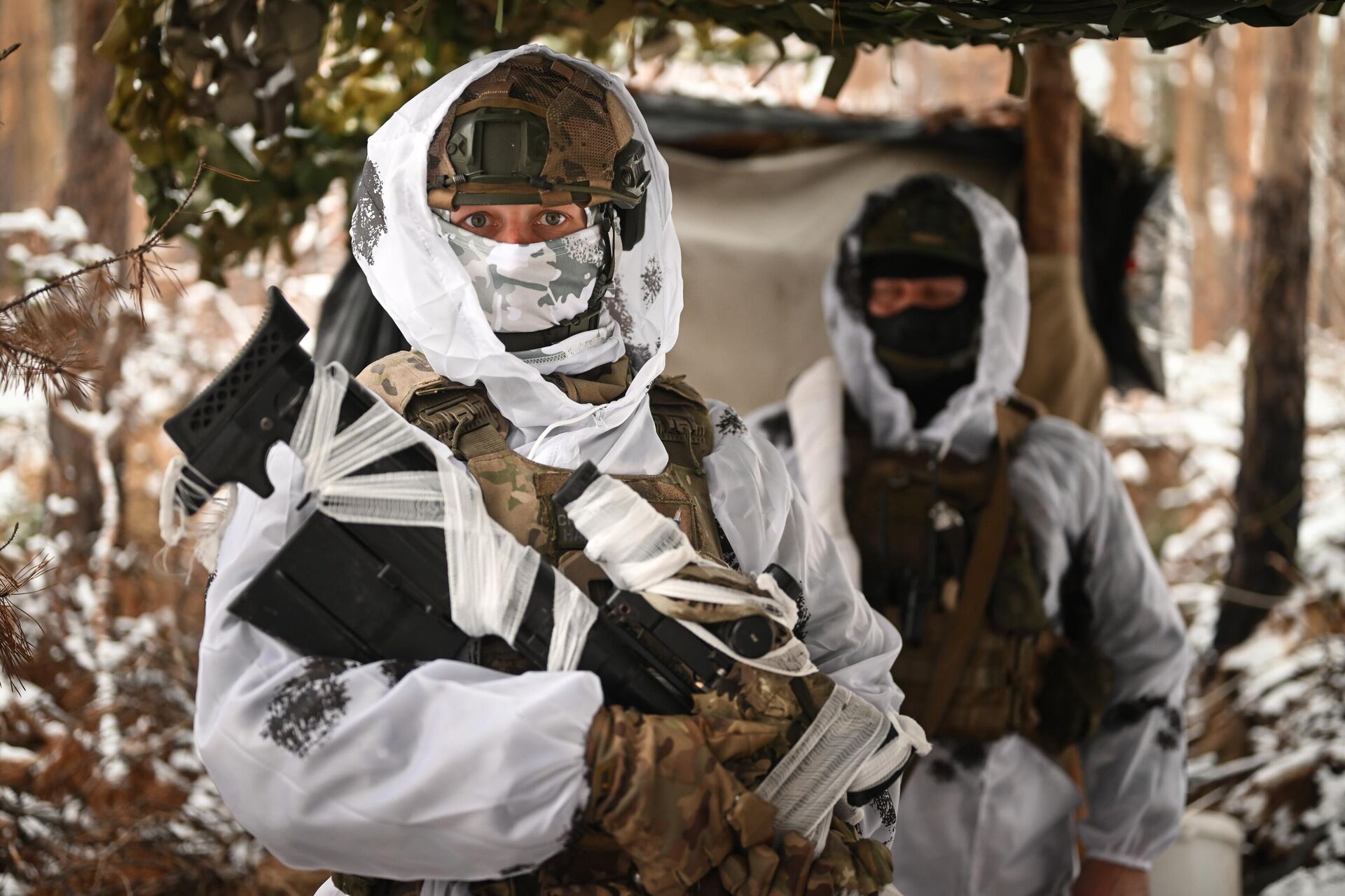 Снайперы группировки Запад на Краснолиманском направлении СВО - РИА Новости, 1920, 01.03.2026