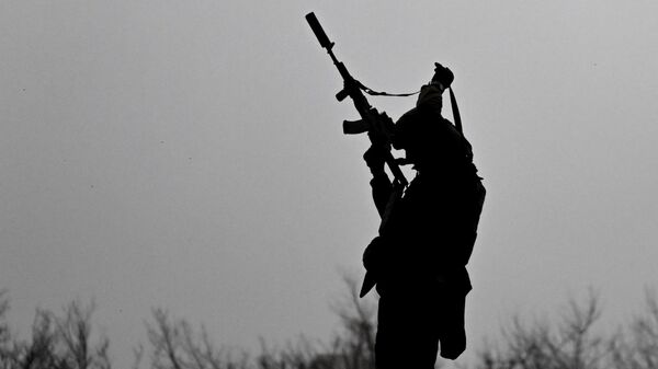 Пост воздушного наблюдения зенитного дивизиона ЦВО для борьбы с FPV-дронами