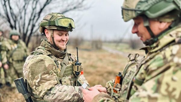 Фото: ВС РФ под Курахово, церемония награждения 