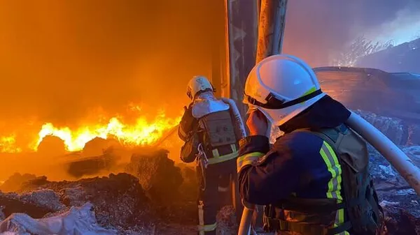 Фото: ГСЧС Украины, пожар 
 