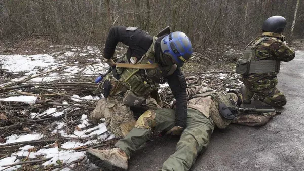 Украинские военные в Харьковской области. Архивное фото 