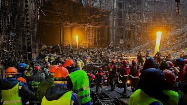 Фото: последствия теракта в Крокус-сити