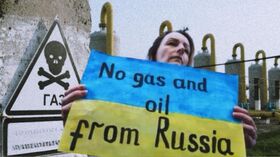 Коллаж: газ, украинцы  