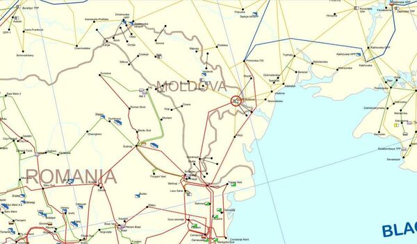 Карта Молдавия-Приднестровье