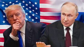 Коллаж: Трамп и Путин