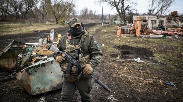 Военнослужащие батальонной тактической группы (БТГР) Каштана спецназа Ахмат