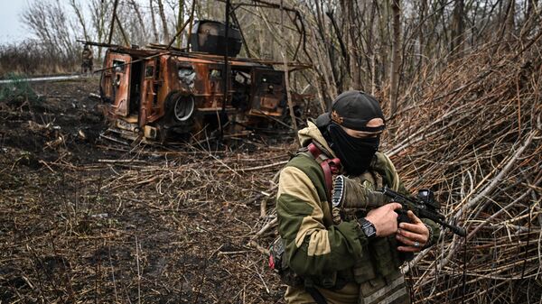 Военнослужащие батальонной тактической группы (БТГР) Каштана спецназа Ахмат