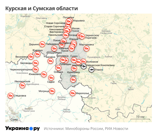 Курская и Сумская области
