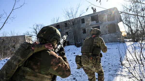 Боевая подготовка штурмовых подразделений ЦВО, участвовавших в освобождении населенного пункта Дзержинск в ДНР