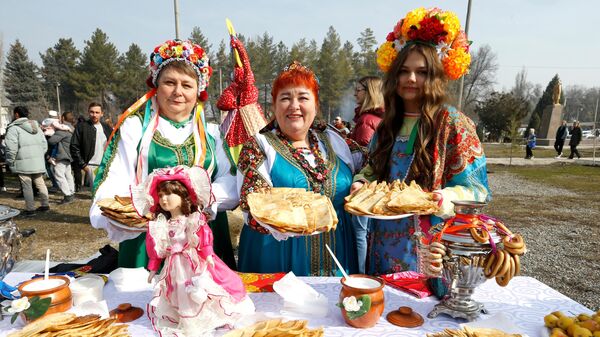 Празднование Масленицы в Кыргызстане